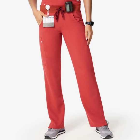 Figs Pants & Jumpsuits Figs Kade Tall Cargo Scrub Pants In Clay